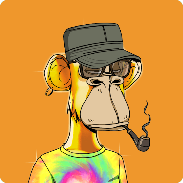 Bored Ape 4873, solid gold, ranked second of 9,998